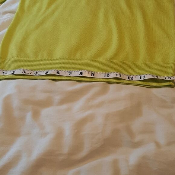 Amazon essential lime green sweater NWT Size S - Picture 8 of 10